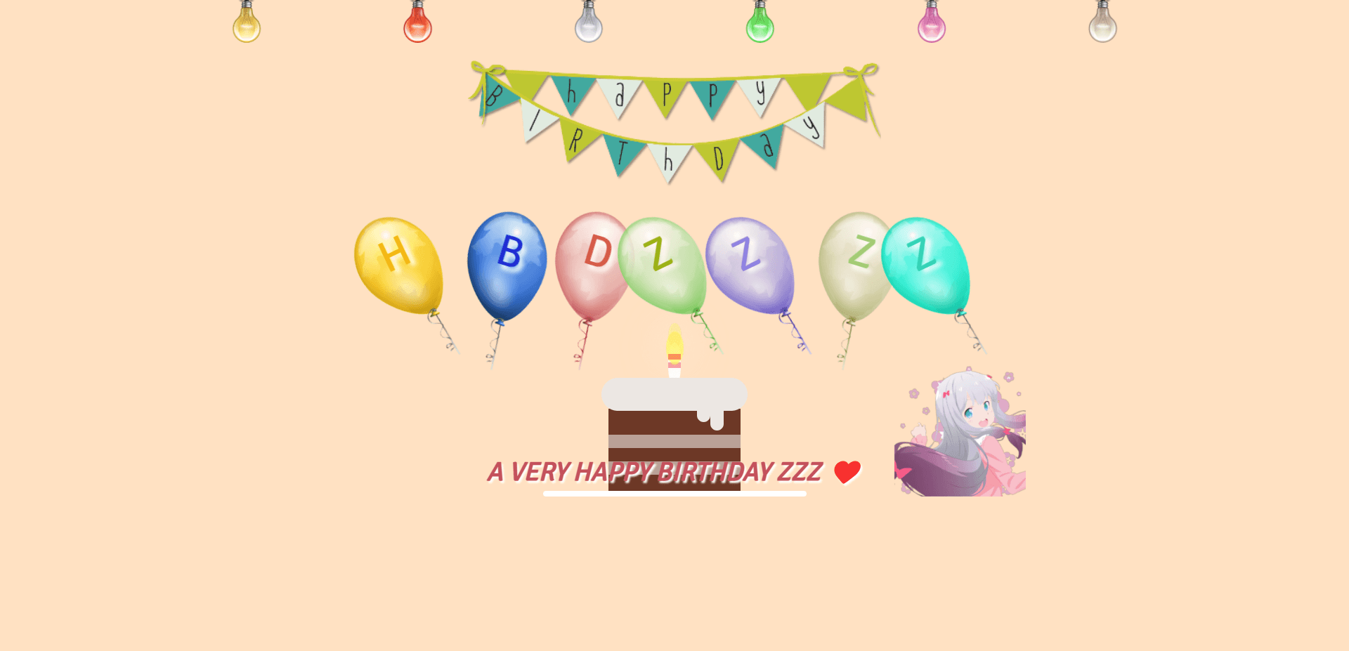Cute Birthday Website