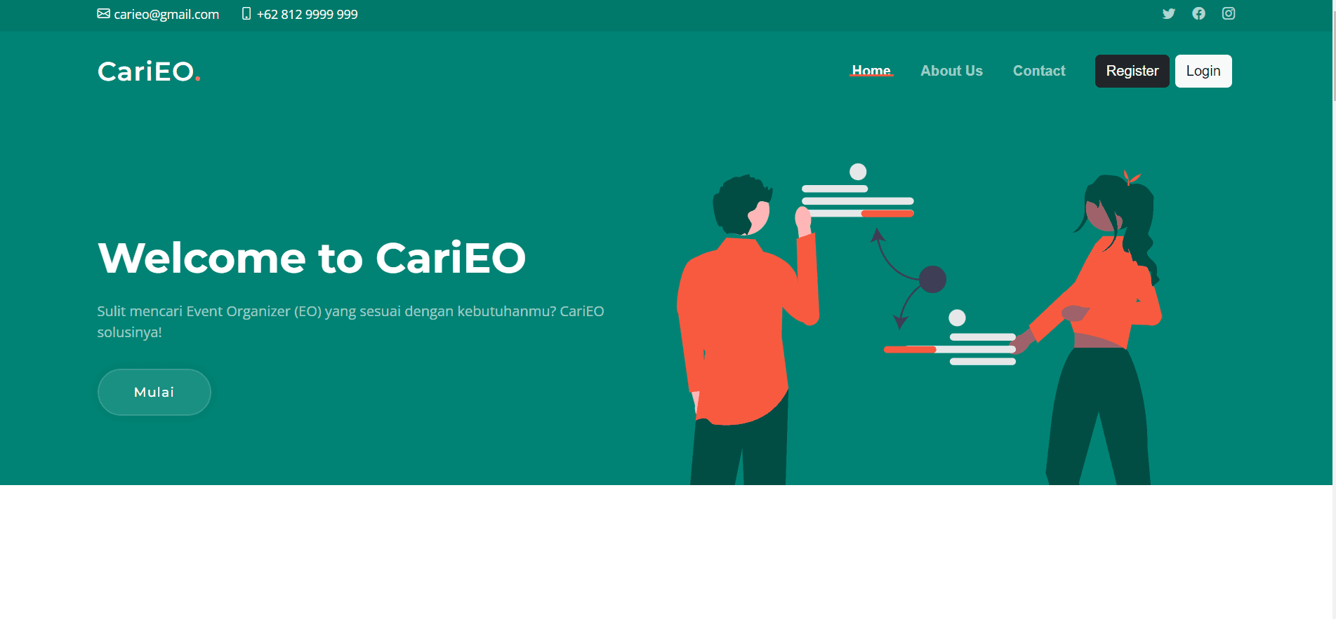 CariEO, Find your Event Organizer